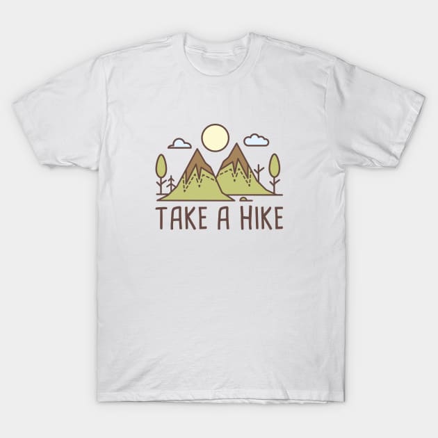 Take A Hike T-Shirt by VectorPlanet